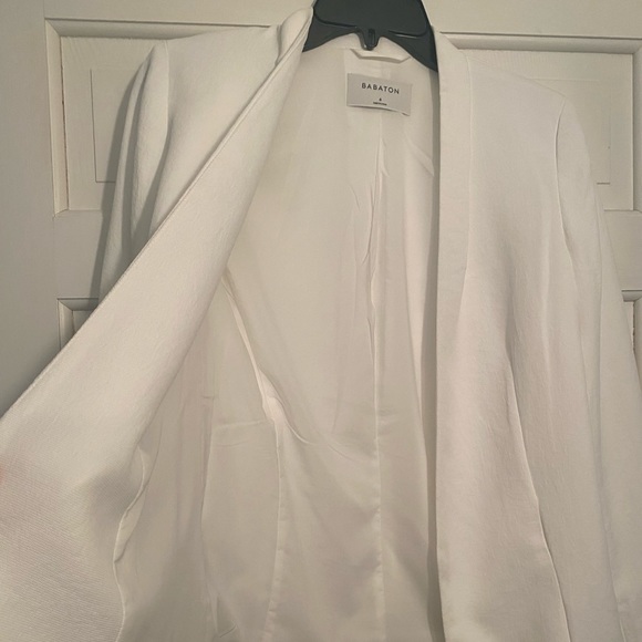 Aritzia Babaton ‘Keith’ Open-front Jacket in Espace White ASO Meghan Markle - Picture 7 of 13
